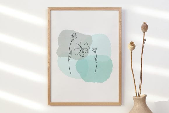 Download Printable Blue Abstract Wall Art - Blue Collection