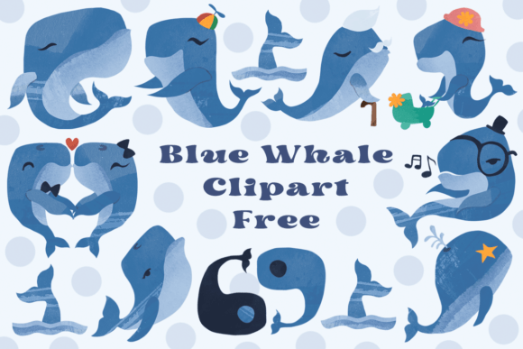 Download Blue Whale Clipart Free - Blue Collection