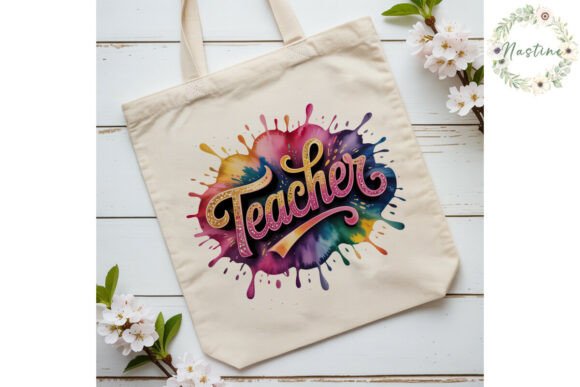 Download Teacher Glitter Splash Sublimation PNG - Premium Resources