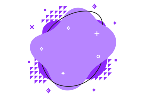 Download Colorful Shape with Memphis Symbols. Liq - Memphis Collection