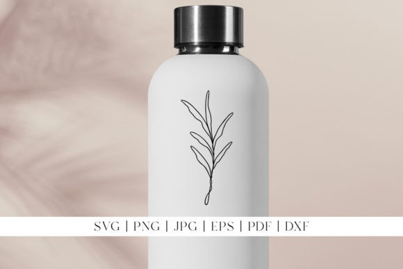 Download Leaf Line Art | Delicate Botanicals - Leaf Collection