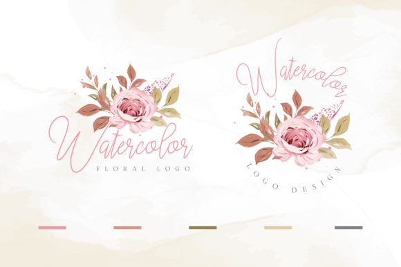 Download Watercolor Floral Logo Template - Template Collection
